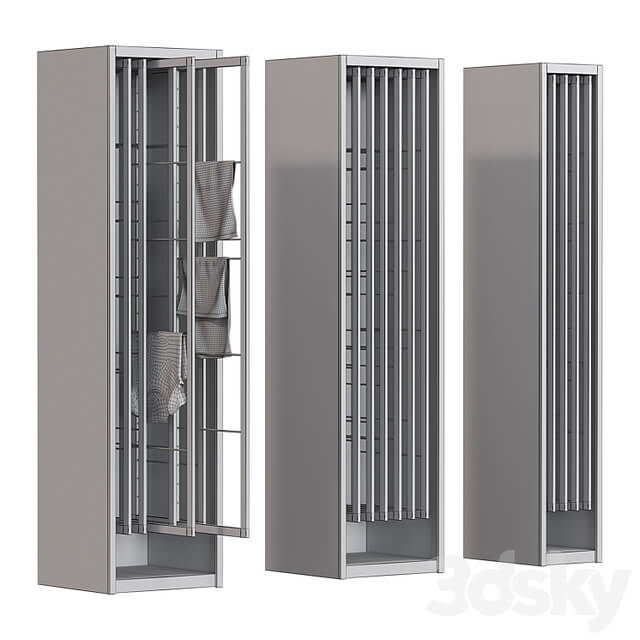 Clothes dryer in the closet