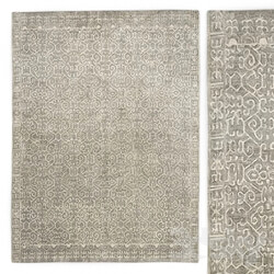 Carpet Pottery Barn Luna Tonal Tufted Gray Rug 