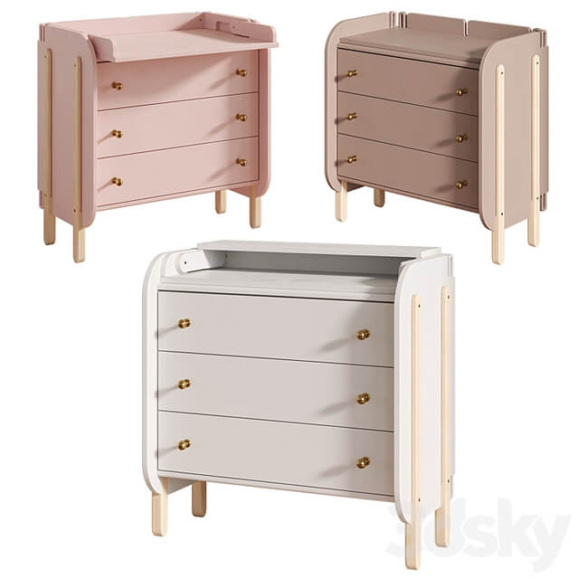 Baby Chipak Chest of drawers with changing board