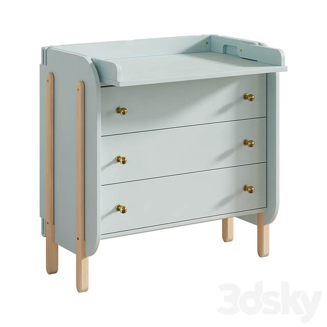 Baby Chipak Chest of drawers with changing board