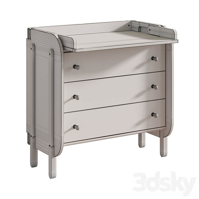 Baby Chipak Chest of drawers with changing board