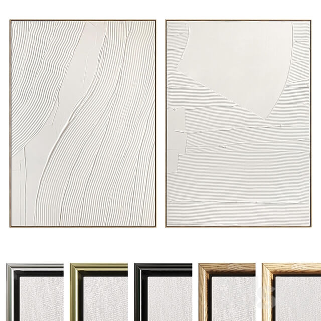 Plaster Two Photo Frame D 603