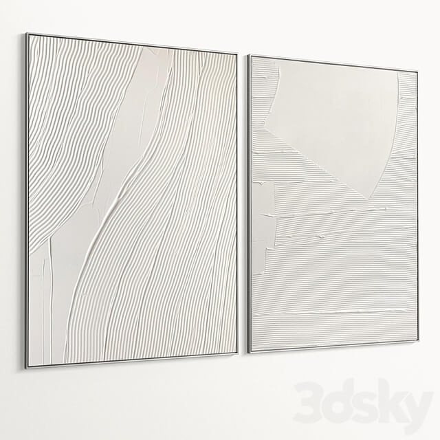 Plaster Two Photo Frame D 603