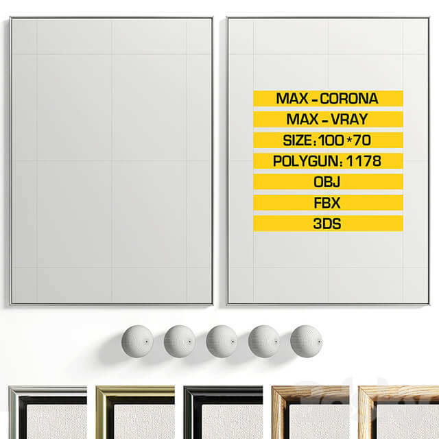 Plaster Two Photo Frame D 603