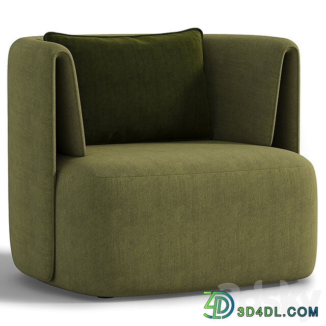 Elio Swivel Barrel Chair