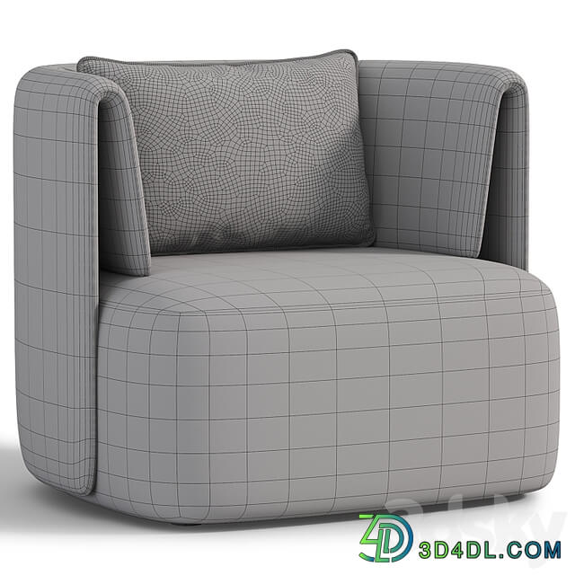Elio Swivel Barrel Chair