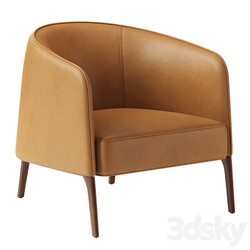 JACKIE Leather armchair 