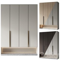 Composition of furniture in the hallway with filling 17 