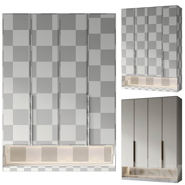 Composition of furniture in the hallway with filling 17