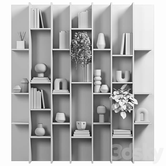 Cabinet with shelves 088
