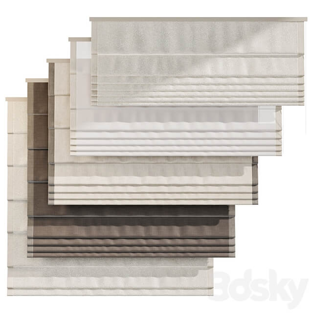 Roman curtains 03, Roman curtains
