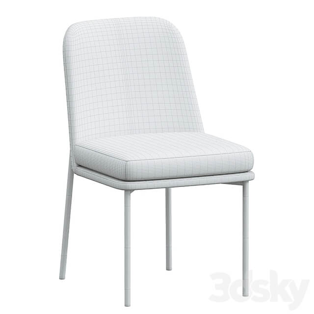 Jack Metal Frame Leather Dining Chair WestElm