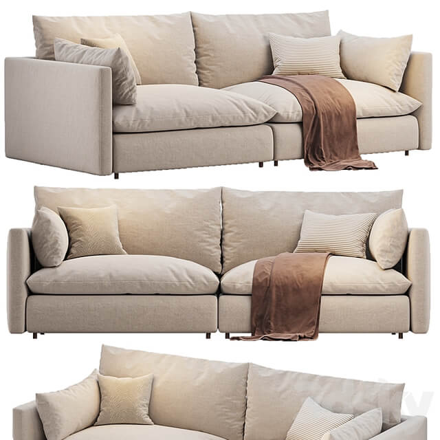 Unwind 2 Piece Slipcovered Sofa