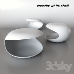 Zanotta White shell 