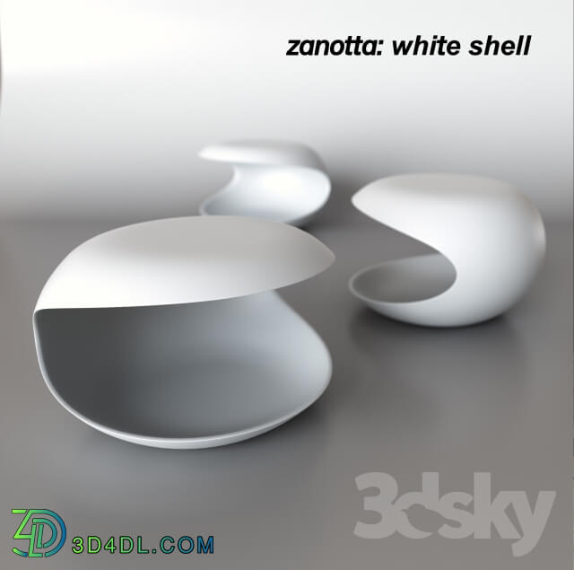 Zanotta White shell