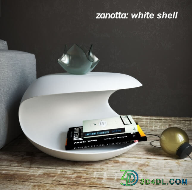 Zanotta White shell