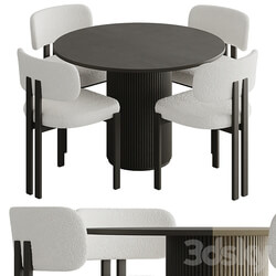 Dining table with chairs 003 