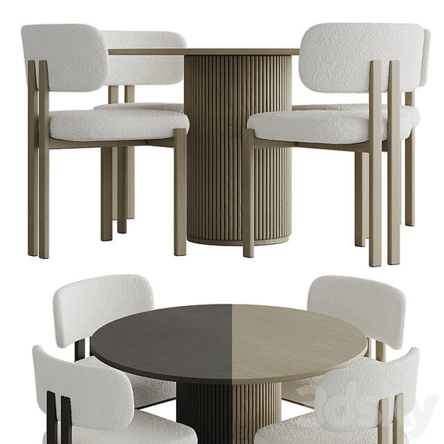 Dining table with chairs 003