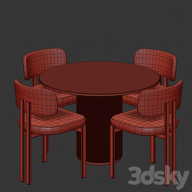 Dining table with chairs 003