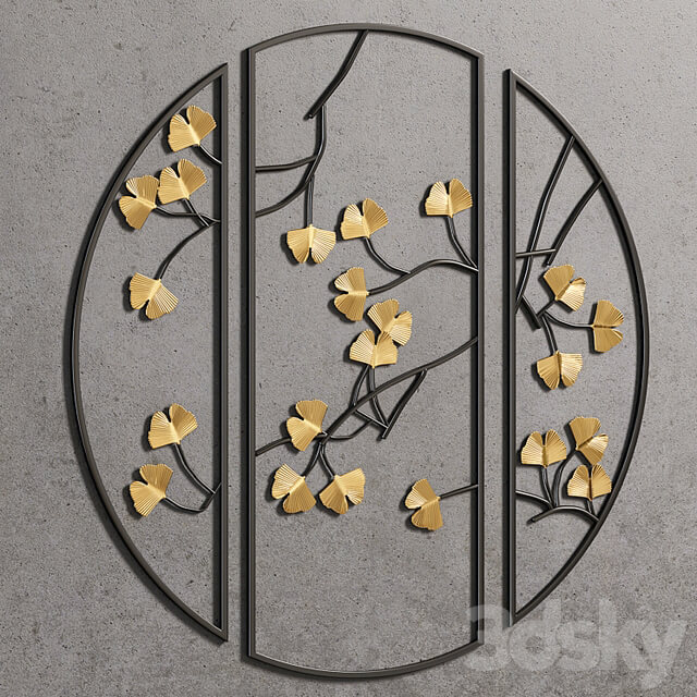 Metal Wall Decor Set