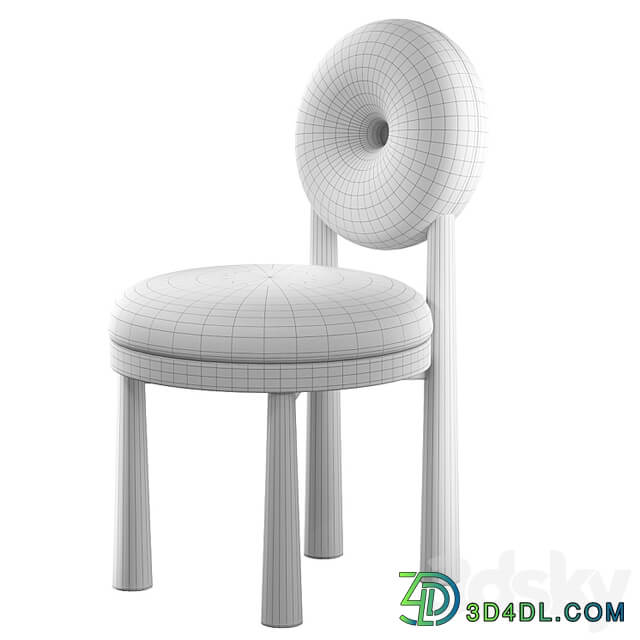 Chair with bouclé fabric Grand Cairo