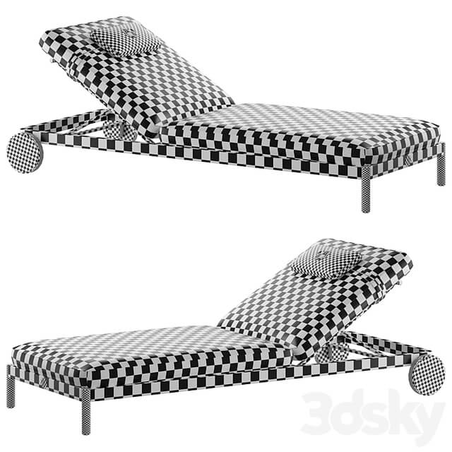 Oasis boutdoor chaise longue by giorgiocollection