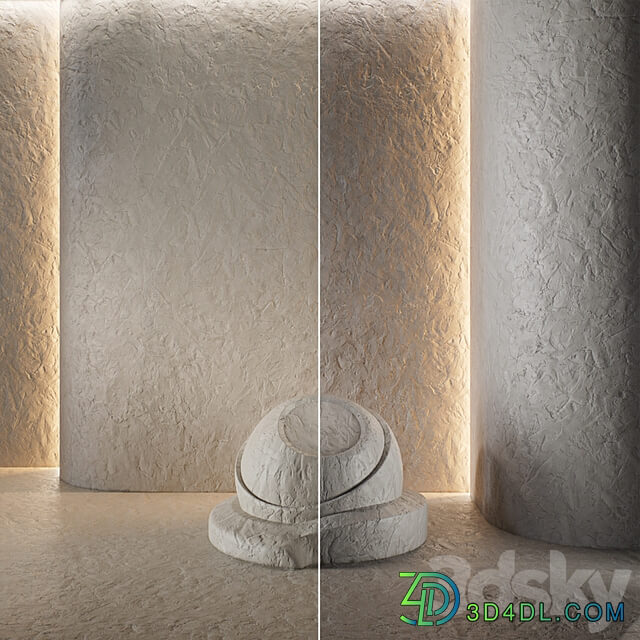 Decorative poster | Concrete set (seamless) | 38