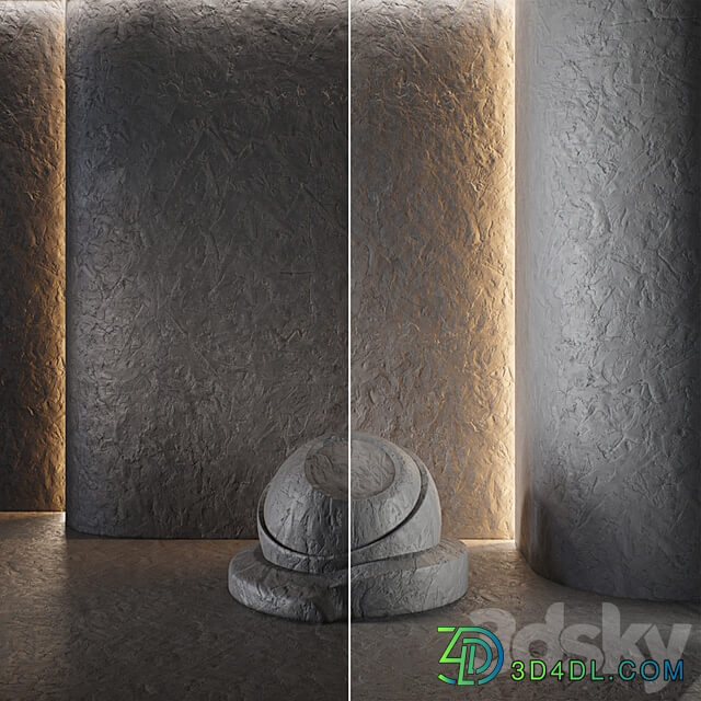 Decorative poster | Concrete set (seamless) | 38