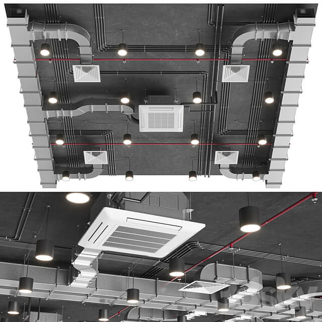 Ventilation system set 01