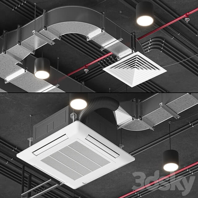 Ventilation system set 01