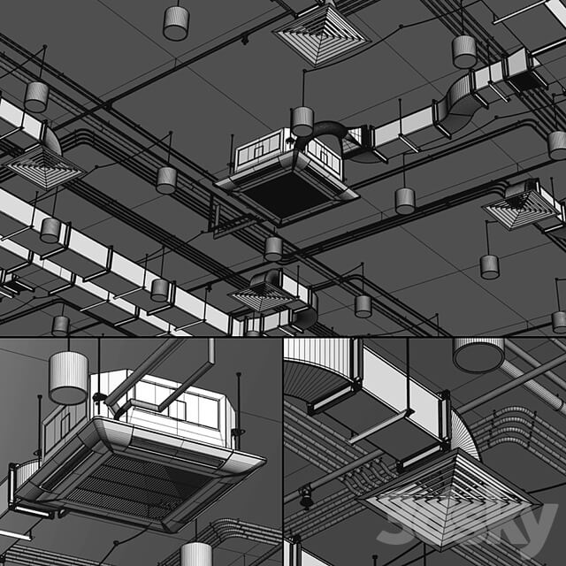 Ventilation system set 01