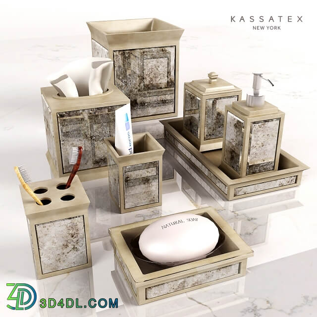 Bathroom Palazzo Vintage Mirror by Kassatex