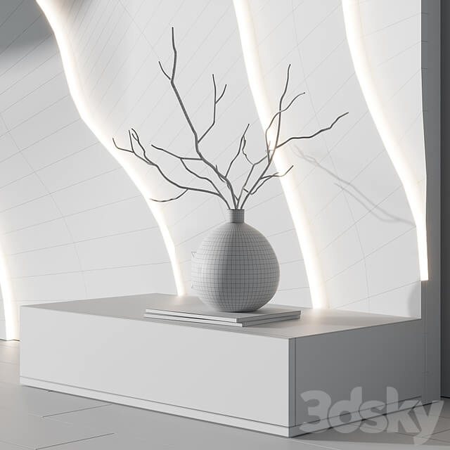 Modern Headboard with light
