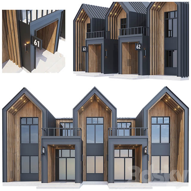 A frame Mountain House Frame Barn