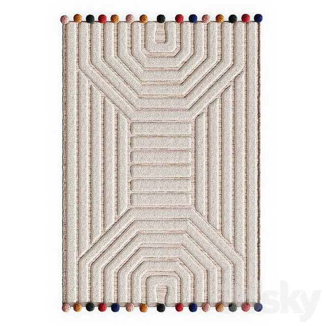 Children's mat with Ponponi pile