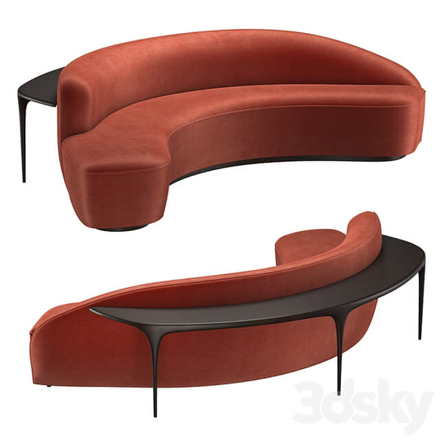 Sculpted Sofa Table 9011