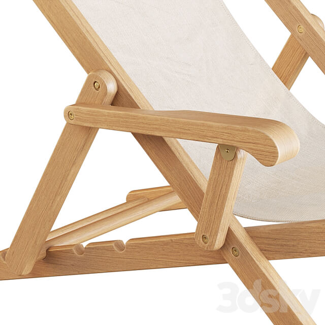 Folding deck chair CHELSEA by Unopiù
