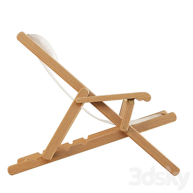 Folding deck chair CHELSEA by Unopiù