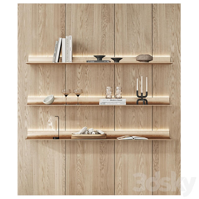 Shelves/rack with Element decor