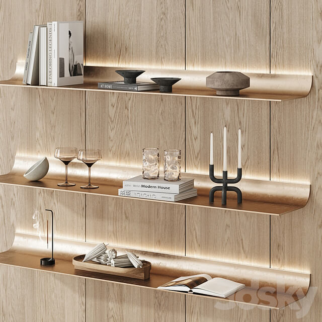 Shelves/rack with Element decor