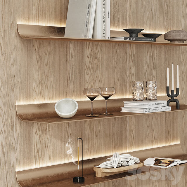Shelves/rack with Element decor
