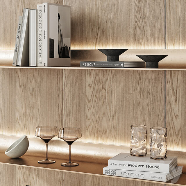 Shelves/rack with Element decor