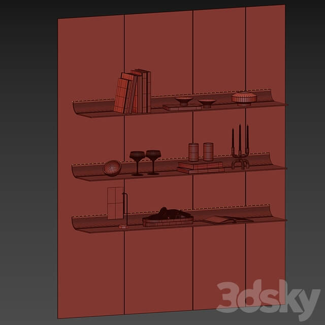 Shelves/rack with Element decor