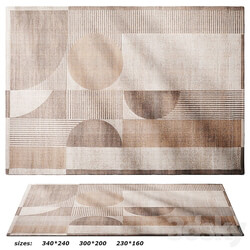 Deco Beige Rug by RUGVISTA 