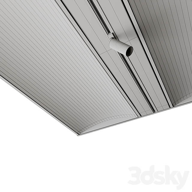 Metal Ceiling Design with lighting