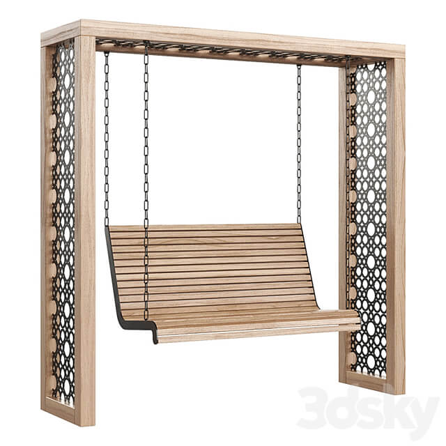 Swing set with canopy