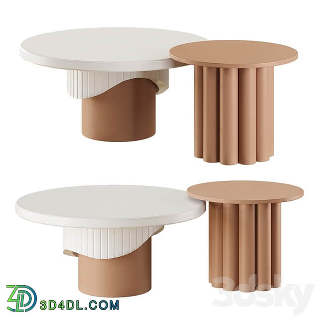 Japandi Coffee Table Set