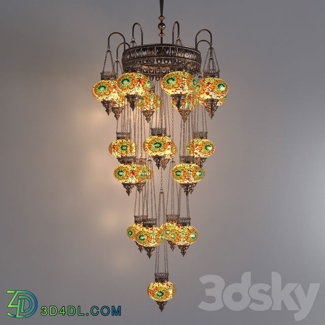 Kandela Mozaik TM PS21 17 Pendant light 3D Models