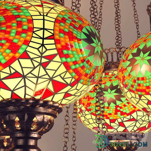 Kandela Mozaik TM PS21 17 Pendant light 3D Models
