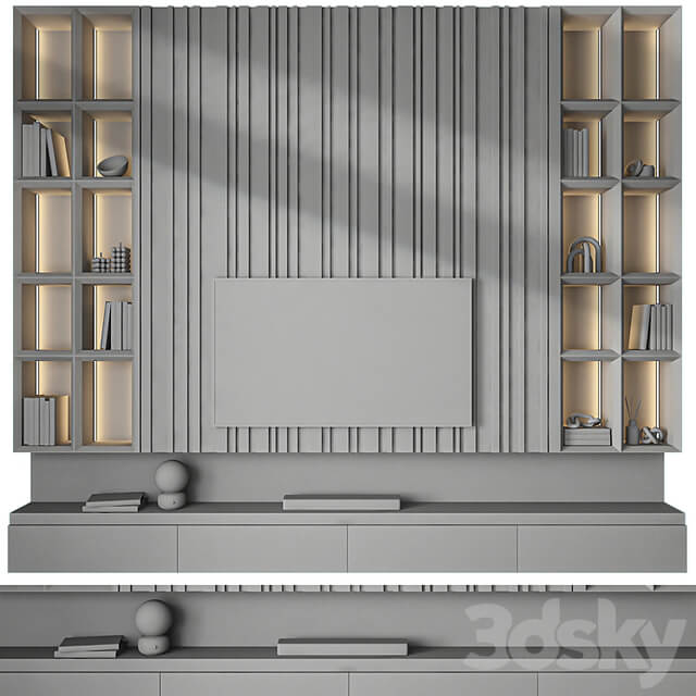 tv wall set 16